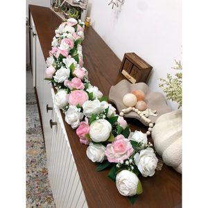 پنل گل مصنوعی برای ماشین عروسو بک گراند یک متر — تصویر ۱
