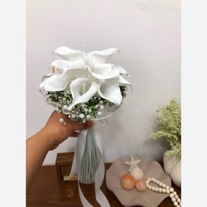دسته گل عروس مصنوعی 15 شاخه
