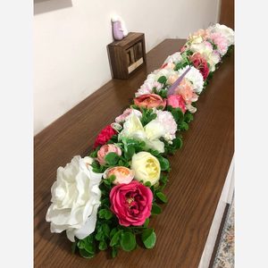 پنل یک متری رنگی،پنل گل مصنوعی مناسب استند و ماشین عروس