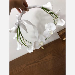 دسته گل عروس شیپوری و ارکیده