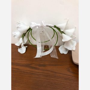دسته گل عروس مدل سازه ای شیپوری