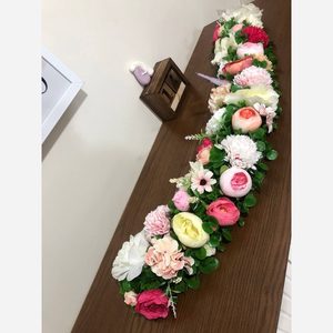 پنل یک متری رنگی،پنل گل مصنوعی مناسب استند و ماشین عروس