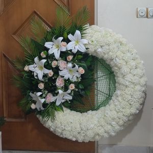 تاج گل مصنوعی افتتاحیه ،ترحیم و... فروش کاملا گل مصنوعی