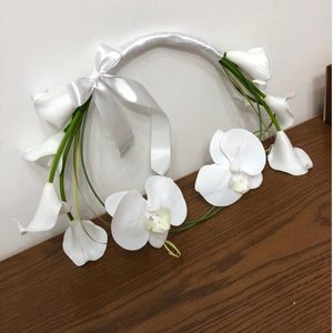 دسته گل عروس شیپوری و ارکیده