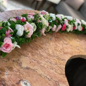 پنل خطی گل مصنوعی مناسب برای ماشین عروس و دیزاین جشن