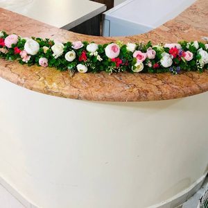 پنل خطی گل مصنوعی مناسب برای ماشین عروس و دیزاین جشن