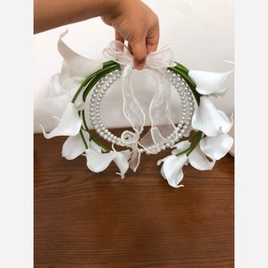 دسته گل عروس سازه ای 20 شاخه