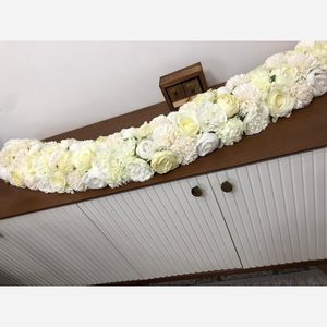 پنل گل مصنوعی سفید نباتی
