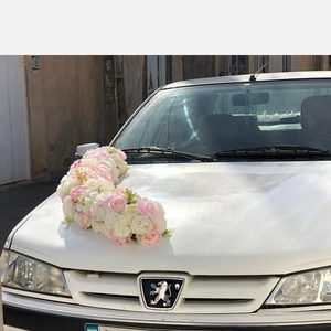 گلارایی ماشین عروس با مروارید