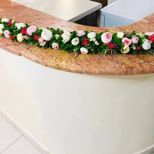 پنل خطی گل مصنوعی مناسب برای ماشین عروس و دیزاین جشن