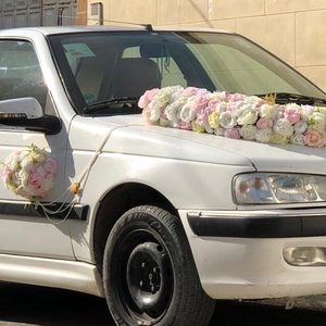گلارایی ماشین عروس با مروارید