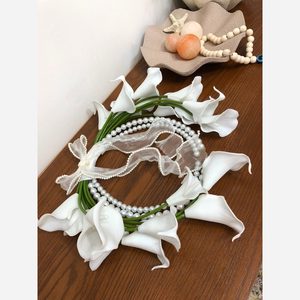 دسته گل عروس سازه ای 20 شاخه