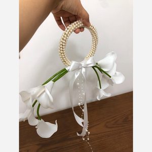 دسته گل عروسی سازه ای اروپایی