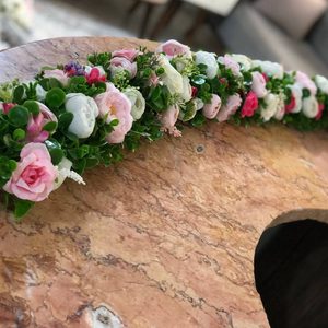 پنل خطی گل مصنوعی مناسب برای ماشین عروس و دیزاین جشن